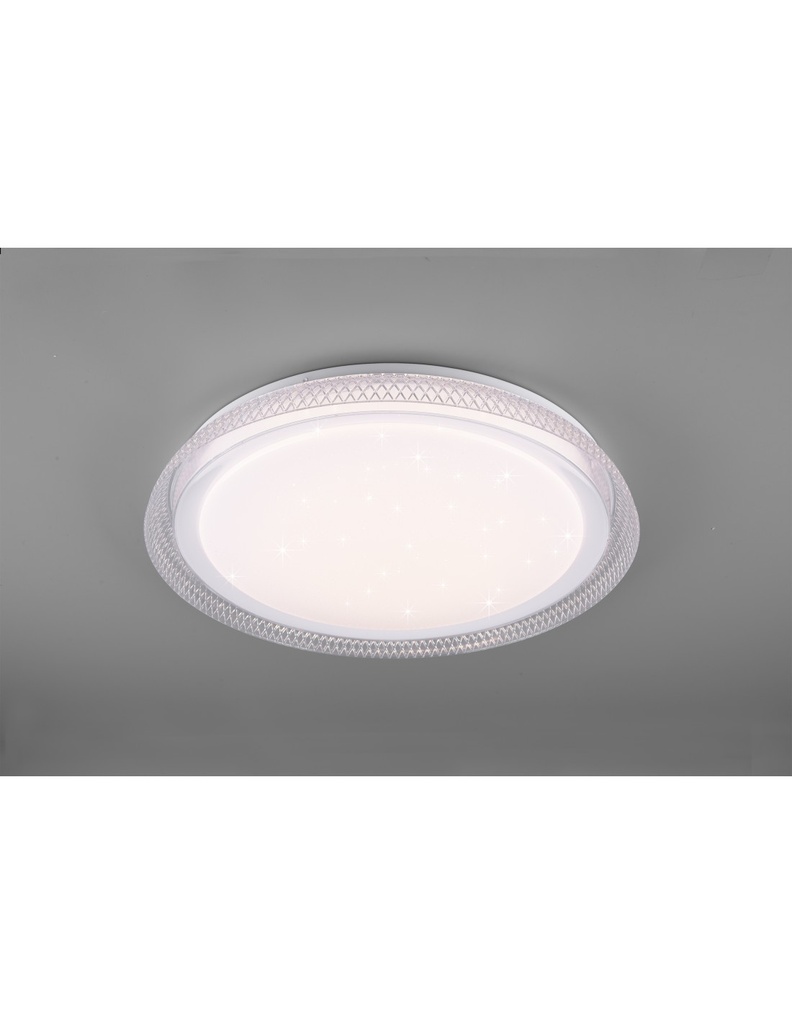 Plafoniera Moderna Led 24W Dimmerabile Heracles Bianco Ø50 cm Trio Lighting - Samnite