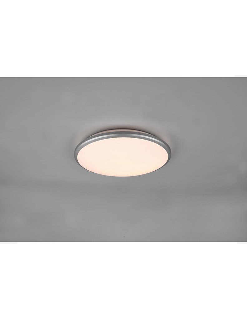Plafoniera Moderna Led Dimmer 3000k Limbus Alluminio Trio Lighting - Samnite