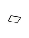 Plafoniera Quadrata Led Dimmerabile 22w Camilla Nero IP44 Trio Lighting - Samnite