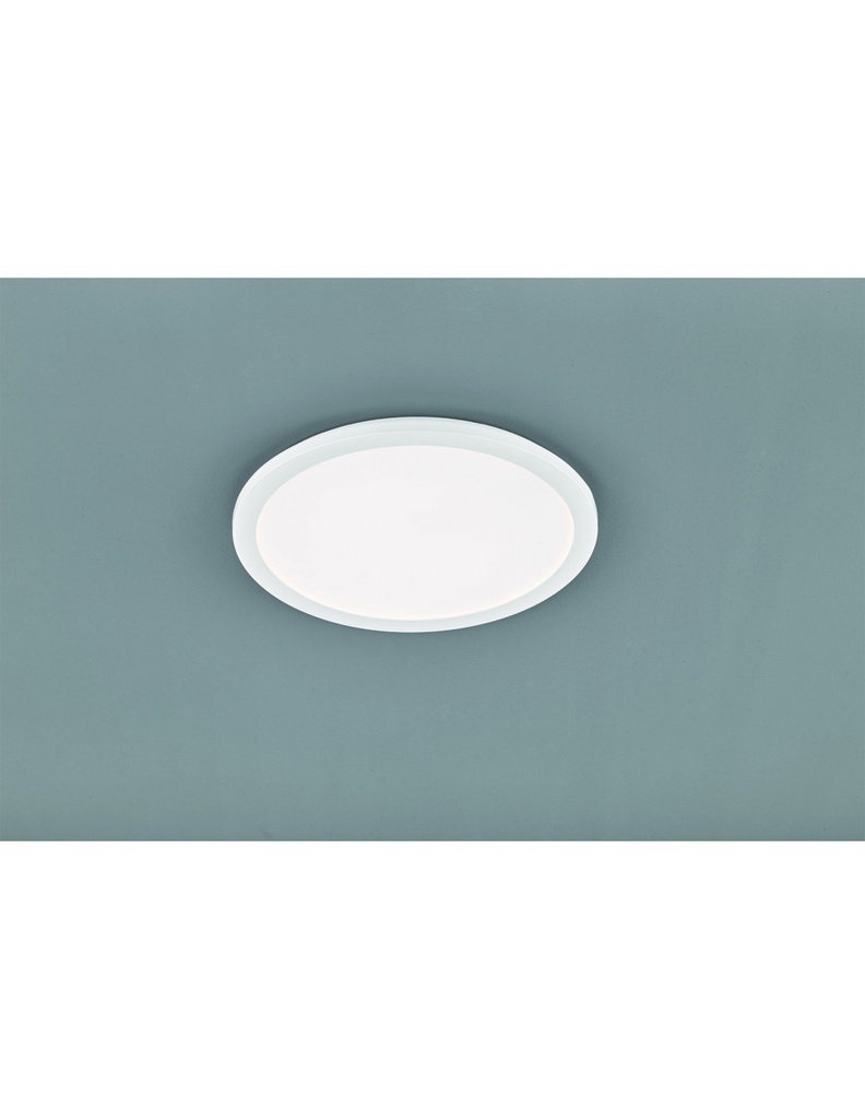 Plafoniera Rotonda Camillus Led Dimmerabile Bianco IP44 Ø40 cm Trio Lighting - Samnite