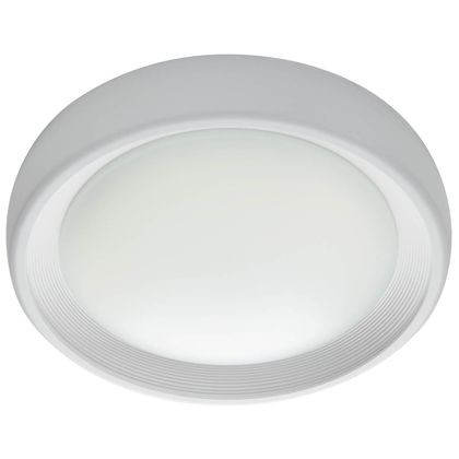 Plafoniera Tonda 13W Led 4000K  linea loft  bianco - Samnite