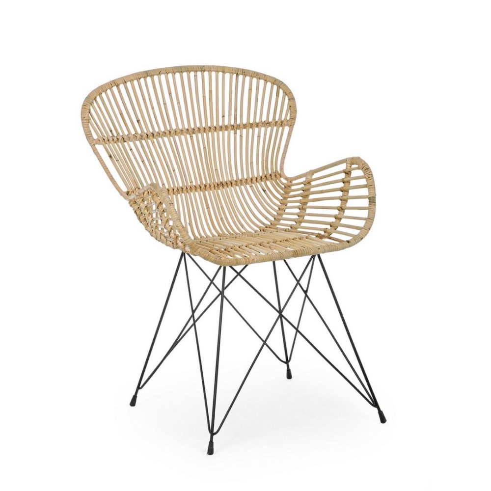Poltrona Venturs in fibre stile naturale - Samnite