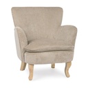 Poltrona tortora stile vintage - Samnite