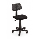 Sedia da ufficio nero con ruote altezza regolabile - Samnite