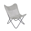 Sedia mare pieghevole in textilene Natural BUTTERFLY GABICCE 77.5x81x h89 cm - Samnite