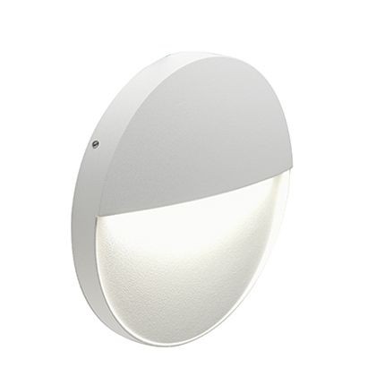 Segna Passo 6W Led 3000K  linea geo round  bianco - Samnite