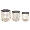 Set 3 Tavolini Contenitori di design Mariam - Samnite