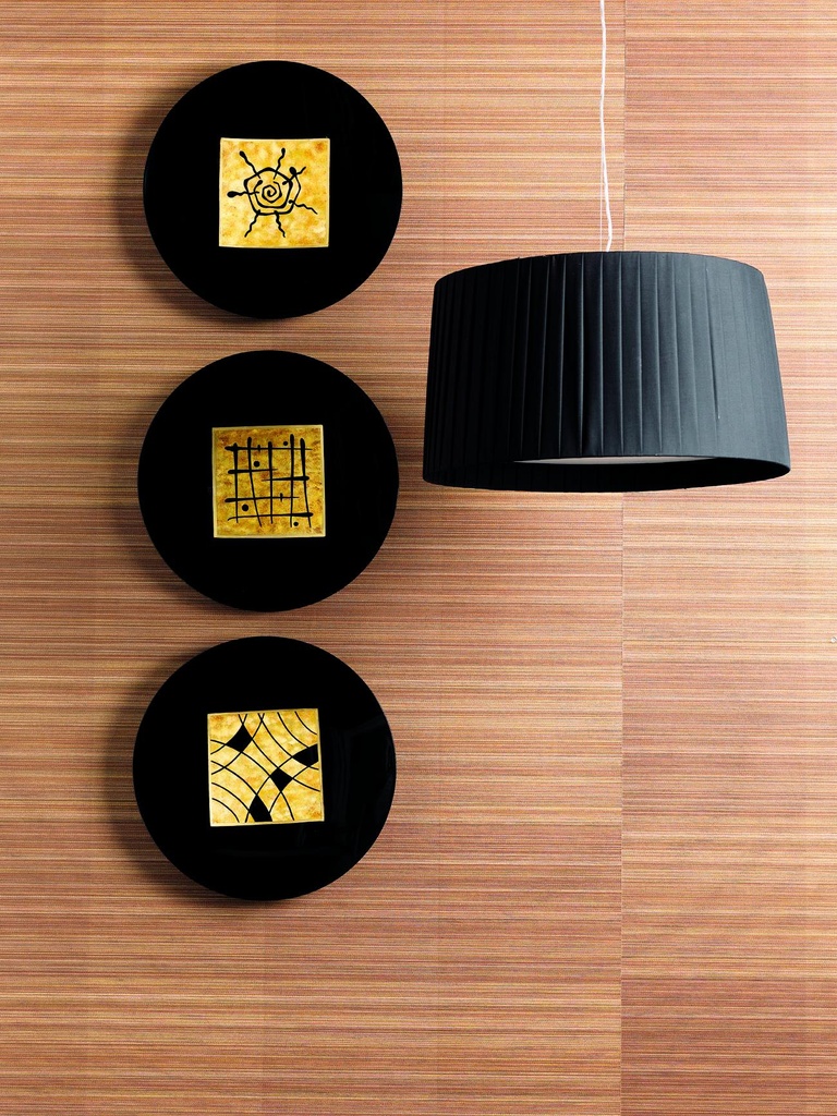 Set 3 piatti decorativi 65x65x1 cm - Samnite