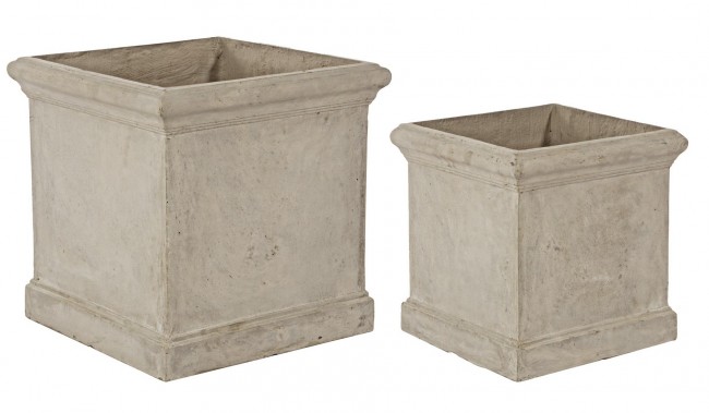 Set2 P.Vaso Cement Qu Sabbia - Samnite