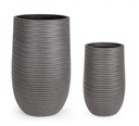 Set2 P.Vaso Tressage To Alto Antracite - Samnite