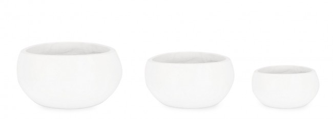 Set3 P.Vaso Hoian Ciotola Bianco - Samnite