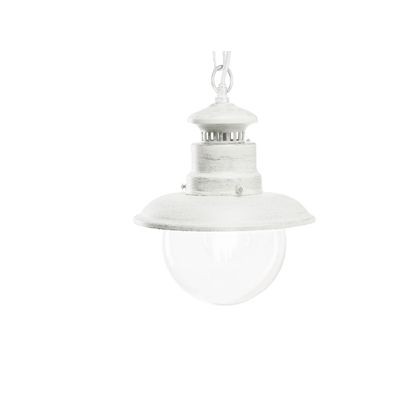 Sospensione E27  linea calipso  biancoargento - Samnite