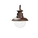 Sospensione E27  linea calipso  caffe' - Samnite