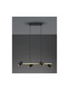 Sospensione Nera 4 Faretti Spot GU10 Orientabili Marley Trio Lighting - Samnite