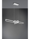 Sospensione Salinas 3 Rettangoli Led 34w Bianco L110 cm Dimmerabile Trio Lighting - Samnite
