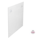 Stampa su vetro 60x60 cm con tela multicolor - Samnite