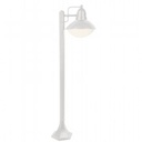 Struttura in alluminio pressofuso con connettore, portalampada in porcellana E27, adatta per lampade a risparmio energetico, altezza max lampada 160 mm, alimentazione 230V, protezione IP44, potenza massima lampade 60W bianco - Samnite