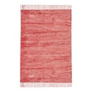 Tappeto in viscosa stile etnico Rosso Corallo BELIZE 140x200 cm - Samnite