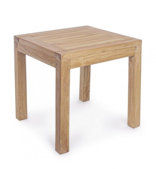 Tavolino Quadro Teak 50X50 - Samnite