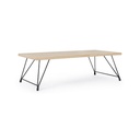 Tavolino in stile Industrial Vintage DISTRICT 120x60x h36 cm - Samnite