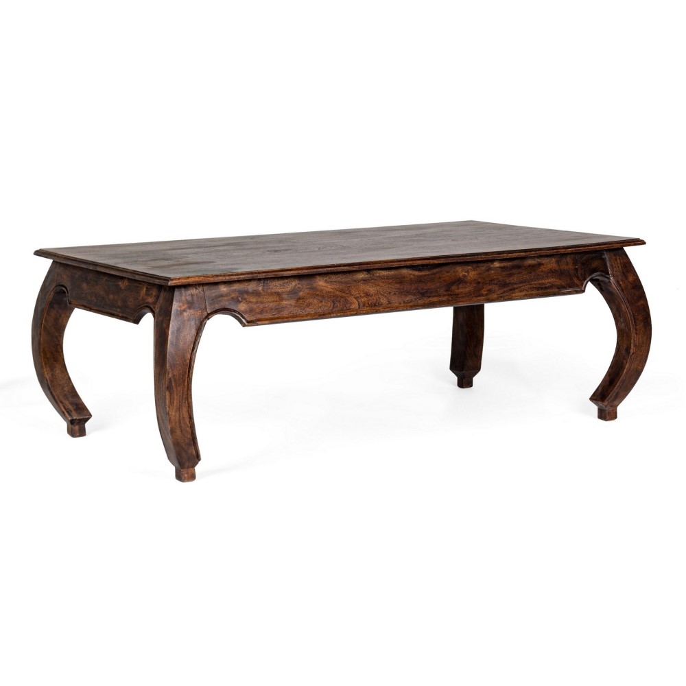 Tavolino jaipur opium in legno stile fusion cm 130x70 - Samnite