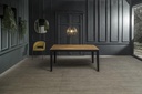 Tavolo allungabile rovere-nero 80 cm x 130- 290 cm H. 76 cm - Samnite