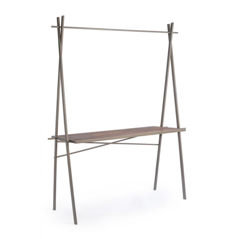 Tavolo espositore industrial rettangolare 98h cm - Samnite