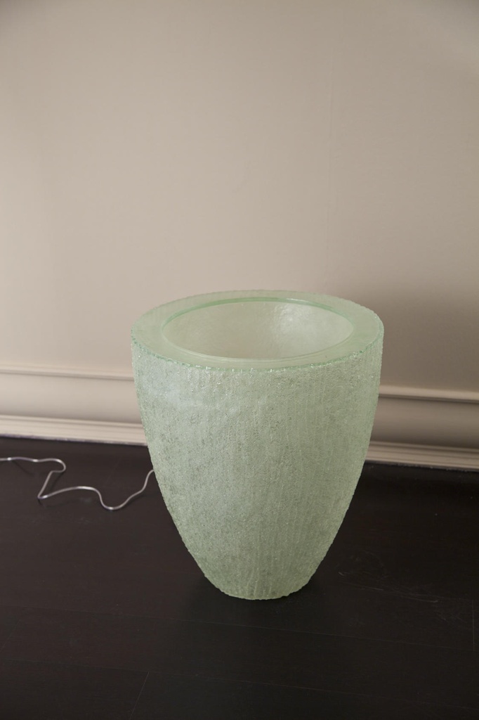 Vaso in resina bianco 5561h cm - Samnite