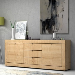[94250] Madia due ante tre cassetti Rovere OCEAN 210x45x h85 cm