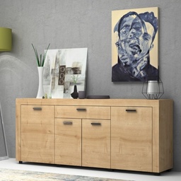 [94252] Madia quattro ante un cassetto Rovere FIESTA 177x40x h76 cm