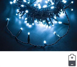 [S-B0923044] 12x 180L Bianco 5Mm Filo Verde Bt Ip44