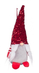 [S-B0934619] 12x Babbo Doddy Stand Rosso Glitter S