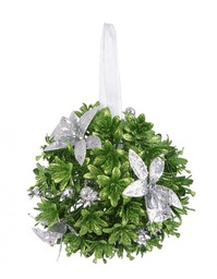 [S-B0934755] 12x Decorazione Sferica Bethany Argento D150