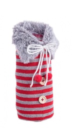 [S-B0939271] 12x P.Bottiglia Wallis Riga Rosso D8X23H