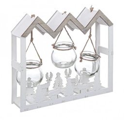 [S-B0928144] 12x P.Candela 3P Chalet Montano Bianco