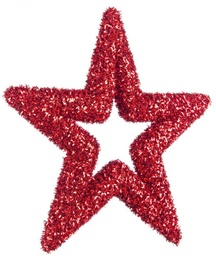 [S-B0933053] 12x Pendaglio Angelica Stella Rosso L