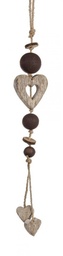 [S-B0914881] 12x Pendaglio Country Cuore C