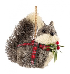 [S-B0939141] 12x Pendaglio Scot Scoiattolo Grigio