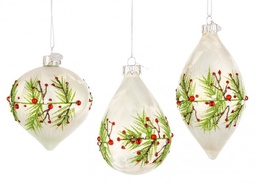 [S-B0937582] 12x Pendaglio Vt Branch Bianco Ass3