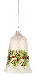 [S-B0937585] 12x Pendaglio Vt Branch Bianco Campana S
