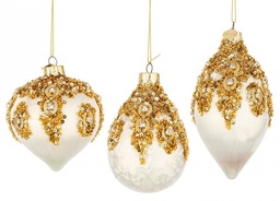[S-B0937753] 12x Pendaglio Vt Melissa Bianco