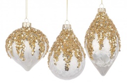 [S-B0970462] 12x Pendaglio Vt Prize Bianco Perlato Ass3