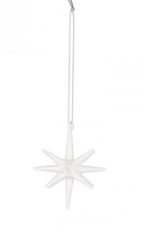 [S-B0970299] 12x Pendaglio Vt Stellar Bianco