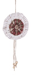 [S-B0917351] 12x Pendaglio York Coccarda Righe S