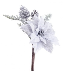 [S-B0939390] 12x Pick Poinsezia Clare Argento C