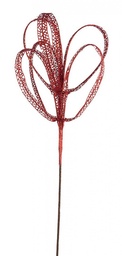 [S-B0932910] 12x Ramo Joseline Rosso H65Cm