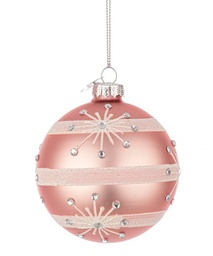 [S-B0937313] 12x Sfera Vt Glimmer Oro Rosa D80