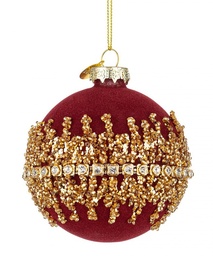 [S-B0937500] 12x Sfera Vt Luxury Rosso Scuro D80