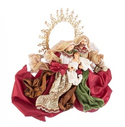[S-B0934724] 1x Sacra Famiglia Baroque Rosso C