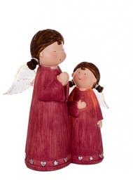 [S-B0938159] 2x Decorazione 2F Jodene Angelo Rosa C